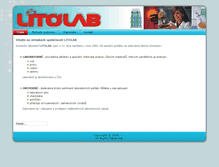 Tablet Screenshot of litolab.cz